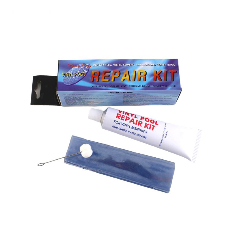 Kit de reparación de revestimiento de piscina adhesivo transparente para piscinas elevadas